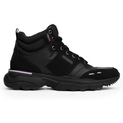 Tommy Hilfiger Skórzane sneakersy Cordura czarny 40 Tommy Hilfiger Skórzane sneakersy Cordura czarny 40