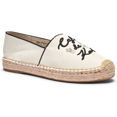 Karl Lagerfeld Espadryle KAMINI DUO X JORGE PARRA biały 37 Karl Lagerfeld Espadryle KAMINI DUO X JORGE PARRA biały 37