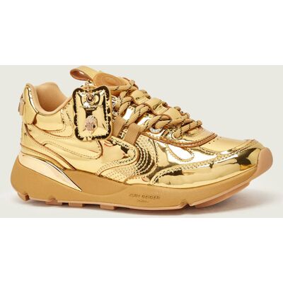 Kurt Geiger Skórzane sneakersy Kurt Runner złoty 38 Kurt Geiger Skórzane sneakersy Kurt Runner złoty 38