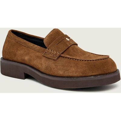Boss BLACK Loafersy Eleri_Mocc_SDBB zamsz brązowy 38 Boss BLACK Loafersy Eleri_Mocc_SDBB zamsz brązowy 38