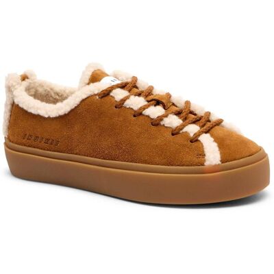 INUIKII Ocieplane sneakersy shearling zamsz brązowy 40 INUIKII Ocieplane sneakersy shearling zamsz brązowy 40