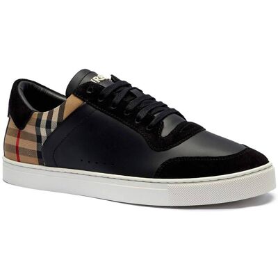 Burberry Skórzane sneakersy STEVIE 1 czarny 44 Burberry Skórzane sneakersy STEVIE 1 czarny 44