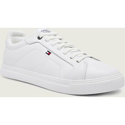 Tommy Hilfiger Skórzane sneakersy ICON COURT biały 43 Tommy Hilfiger Skórzane sneakersy ICON COURT biały 43