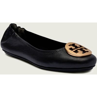 TORY BURCH Skórzane baleriny MINNIE TRAVEL czarny 36 TORY BURCH Skórzane baleriny MINNIE TRAVEL czarny 36