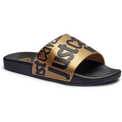 Just Cavalli Klapki złoty 41 Just Cavalli Klapki złoty 41