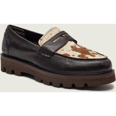 Kurt Geiger Skórzane loafersy BROMPTON PENNY brązowy 44 Kurt Geiger Skórzane loafersy BROMPTON PENNY brązowy 44