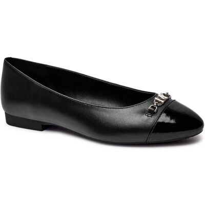 Michael Kors Skórzane baleriny Rebecca czarny 37 Michael Kors Skórzane baleriny Rebecca czarny 37