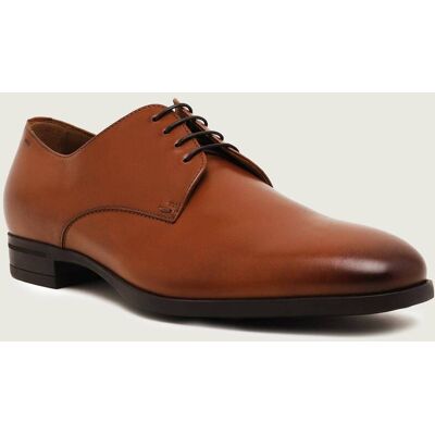 Boss BLACK Skórzane derby Kensington brązowy 41 Boss BLACK Skórzane derby Kensington brązowy 41