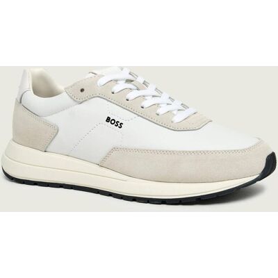 Boss BLACK Sneakersy Vinston_Runn_ltwasd zamsz biały 44 Boss BLACK Sneakersy Vinston_Runn_ltwasd zamsz biały 44