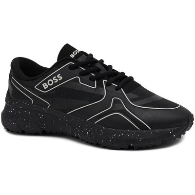 Boss BLACK Sneakersy Owen HKNG Runn mn czarny 43 Boss BLACK Sneakersy Owen HKNG Runn mn czarny 43