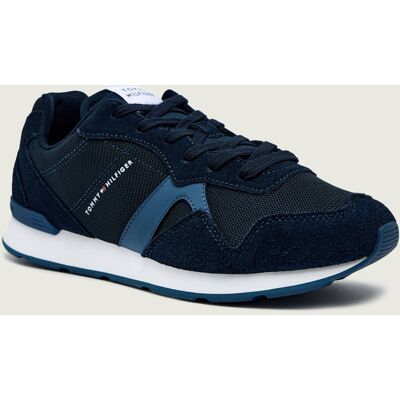 Tommy Hilfiger Sneakersy RUNNER ICON MIX zamsz granatowy 40 Tommy Hilfiger Sneakersy RUNNER ICON MIX zamsz granatowy 40