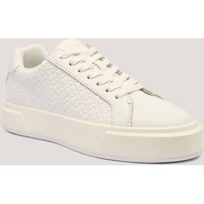 Calvin Klein Skórzane sneakersy BASKET biały 37 Calvin Klein Skórzane sneakersy BASKET biały 37