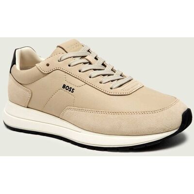 Boss BLACK Sneakersy Vinston_Runn_ltwasd zamsz beżowy 41 Boss BLACK Sneakersy Vinston_Runn_ltwasd zamsz beżowy 41