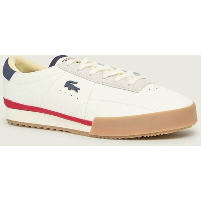 Lacoste Skórzane sneakersy AURA biały 44 Lacoste Skórzane sneakersy AURA biały 44