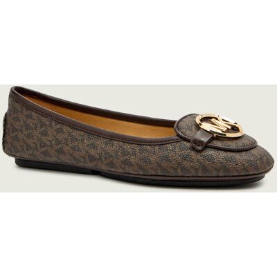 Michael Kors Baleriny LILLIE z dodatkiem skóry brązowy 36 Michael Kors Baleriny LILLIE z dodatkiem skóry brązowy 36