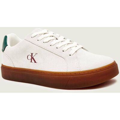 Calvin Klein Sneakersy zamsz biały 44 Calvin Klein Sneakersy zamsz biały 44