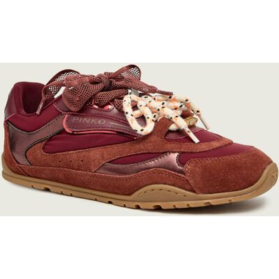 Pinko Sneakersy Yulia 01 zamsz bordowy 40 Pinko Sneakersy Yulia 01 zamsz bordowy 40