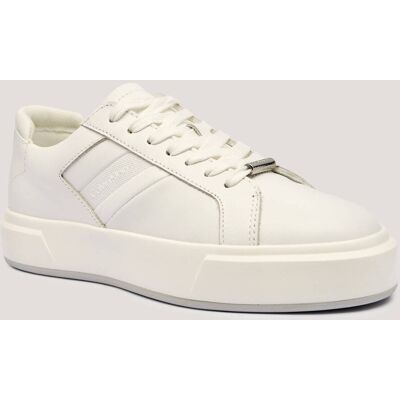 Calvin Klein Skórzane sneakersy BASKET biały 38 Calvin Klein Skórzane sneakersy BASKET biały 38