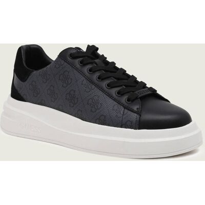 Guess Sneakersy ELBA z dodatkiem skóry czarny 42 Guess Sneakersy ELBA z dodatkiem skóry czarny 42