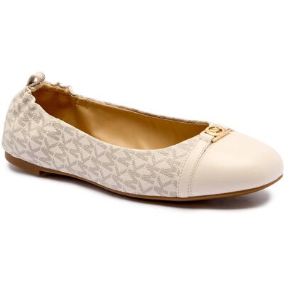 Michael Kors Skórzane baleriny MANDY kremowy 38,5 Michael Kors Skórzane baleriny MANDY kremowy 38,5