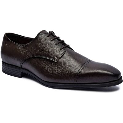 Boss BLACK Skórzane derby Theon brązowy 44 Boss BLACK Skórzane derby Theon brązowy 44