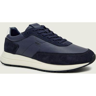 Boss BLACK Sneakersy Vinston_Runn_ltwasd zamsz granatowy 42 Boss BLACK Sneakersy Vinston_Runn_ltwasd zamsz granatowy 42