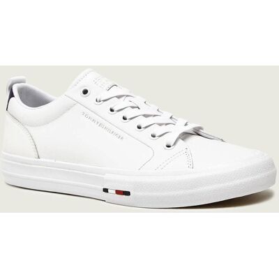 Tommy Hilfiger Skórzane sneakersy HARLEM biały 41 Tommy Hilfiger Skórzane sneakersy HARLEM biały 41