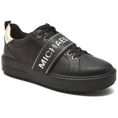 Michael Kors Skórzane trampki EMMETT czarny 41 Michael Kors Skórzane trampki EMMETT czarny 41