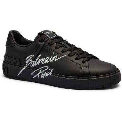 Balmain Skórzane sneakersy B-COURT czarny 41 Balmain Skórzane sneakersy B-COURT czarny 41