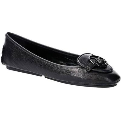 Michael Kors Skórzane baleriny LILLIE MOC czarny 36,5 Michael Kors Skórzane baleriny LILLIE MOC czarny 36,5