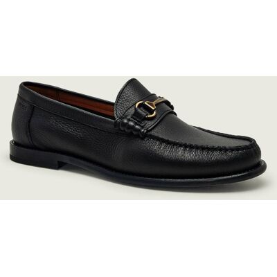 Boss BLACK Skórzane mokasyny Tevan czarny 40 Boss BLACK Skórzane mokasyny Tevan czarny 40