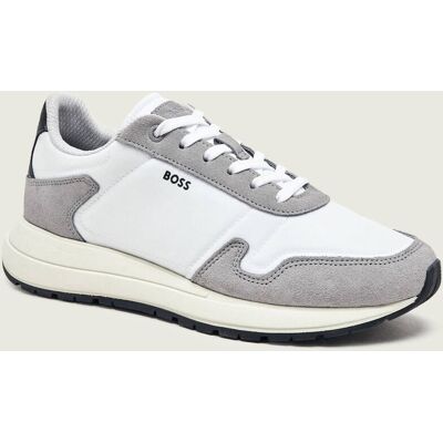 Boss BLACK Sneakersy Vinston_Runn_nysd zamsz biały 43 Boss BLACK Sneakersy Vinston_Runn_nysd zamsz biały 43