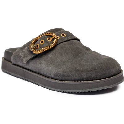 Kurt Geiger Mule MAYFAIR zamsz szary 37 Kurt Geiger Mule MAYFAIR zamsz szary 37