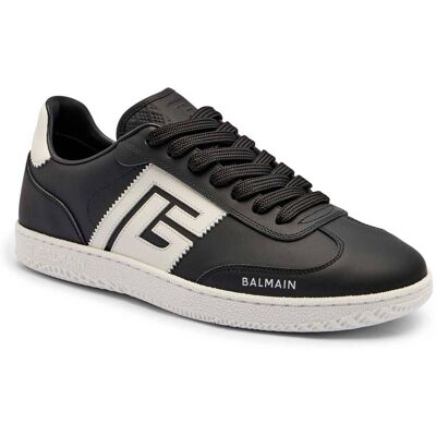 Balmain Skórzane sneakersy czarny 41 Balmain Skórzane sneakersy czarny 41