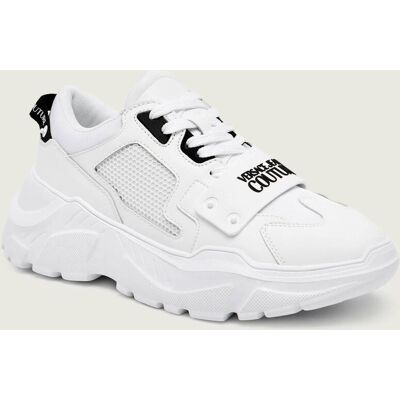 Versace Jeans Couture Skórzane sneakersy biały 42 Versace Jeans Couture Skórzane sneakersy biały 42