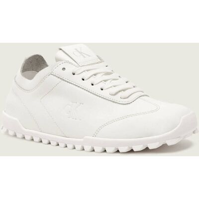 Calvin Klein Skórzane sneakersy PROFILE RUNNER biały 38 Calvin Klein Skórzane sneakersy PROFILE RUNNER biały 38