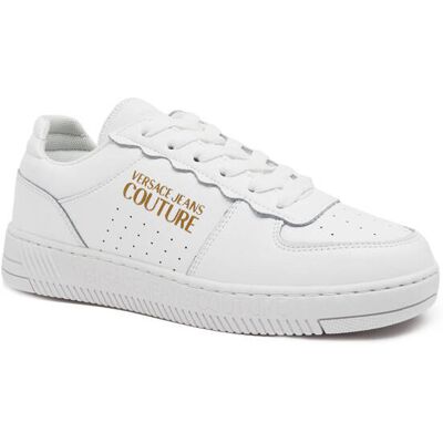 Versace Jeans Couture Skórzane sneakersy SCARPA SNEAKERS biały 37 Versace Jeans Couture Skórzane sneakersy SCARPA SNEAKERS biały 37