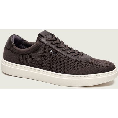 Boss BLACK Sneakersy Kieran_Tenn_knal z dodatkiem skóry brązowy 45 Boss BLACK Sneakersy Kieran_Tenn_knal z dodatkiem skóry brązowy 45