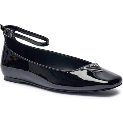 Guess Baleriny LEVVIS z dodatkiem skóry czarny 36 Guess Baleriny LEVVIS z dodatkiem skóry czarny 36