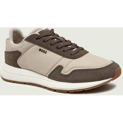 Boss BLACK Sneakersy Vinston_Runn_nysd zamsz beżowy 41 Boss BLACK Sneakersy Vinston_Runn_nysd zamsz beżowy 41