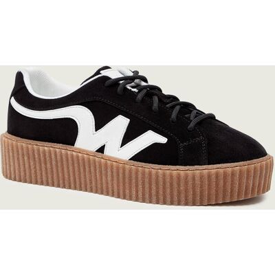 Weekend MaxMara Sneakersy WKAAGILE zamsz czarny 39 Weekend MaxMara Sneakersy WKAAGILE zamsz czarny 39