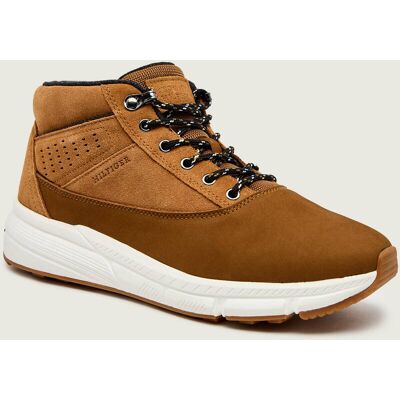 Tommy Hilfiger Buty wysokie zamsz brązowy 45 Tommy Hilfiger Buty wysokie zamsz brązowy 45