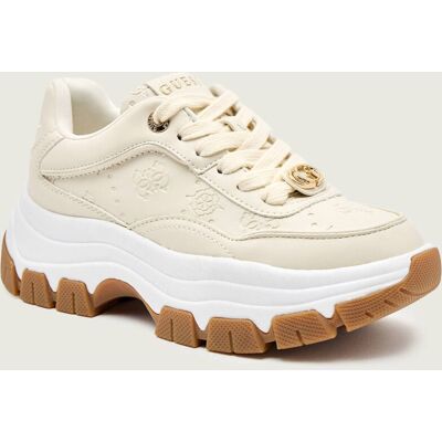 Guess Sneakersy BERRETT2 kremowy 37 Guess Sneakersy BERRETT2 kremowy 37