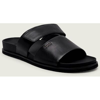 Boss BLACK Skórzane klapki Hedrik_Slon_budstr czarny 41 Boss BLACK Skórzane klapki Hedrik_Slon_budstr czarny 41