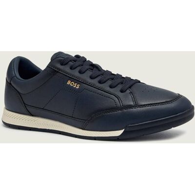 Boss BLACK Skórzane sneakersy Nitan_Lowp_bu granatowy 43 Boss BLACK Skórzane sneakersy Nitan_Lowp_bu granatowy 43