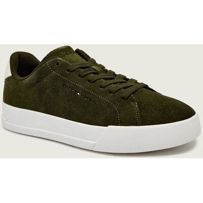 Tommy Hilfiger Sneakersy TH COURT CORE zamsz zielony 40 Tommy Hilfiger Sneakersy TH COURT CORE zamsz zielony 40