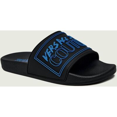 Versace Jeans Couture Klapki FONDO SLIDE DIS.41 czarny 45 Versace Jeans Couture Klapki FONDO SLIDE DIS.41 czarny 45