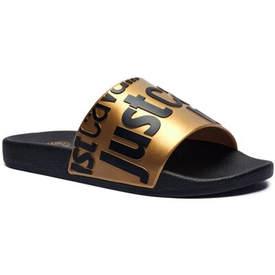 Just Cavalli Klapki czarny 39 Just Cavalli Klapki czarny 39
