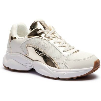 Michael Kors Sneakersy SAMI TRAINER ecru 38,5 Michael Kors Sneakersy SAMI TRAINER ecru 38,5