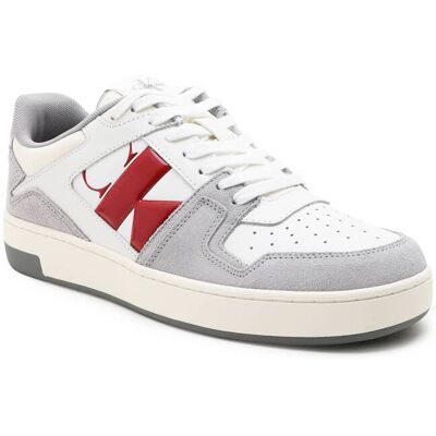 Calvin Klein Jeans Skórzane sneakersy szary 43 Calvin Klein Jeans Skórzane sneakersy szary 43